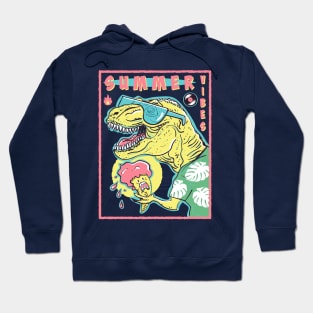 Summer Vibes T Rex Hoodie